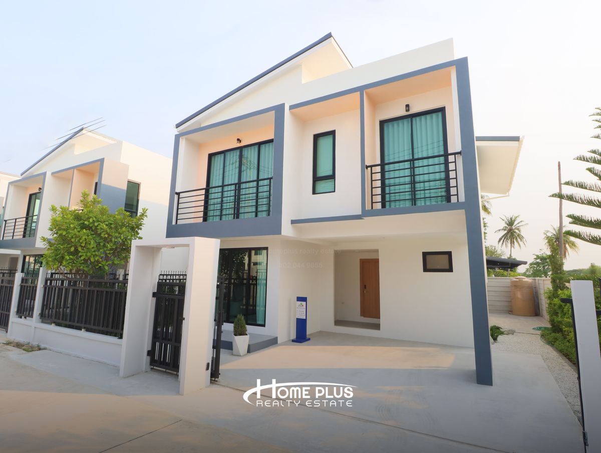 ขายบ้านศรีราชา แหลมฉบัง บ้านบึง : บ้านเดี่ยว โครงการมนทรีโอ แกรนด์ ศรีราชา (Montrio Grand Sriracha) ใกล้สวนเสือ