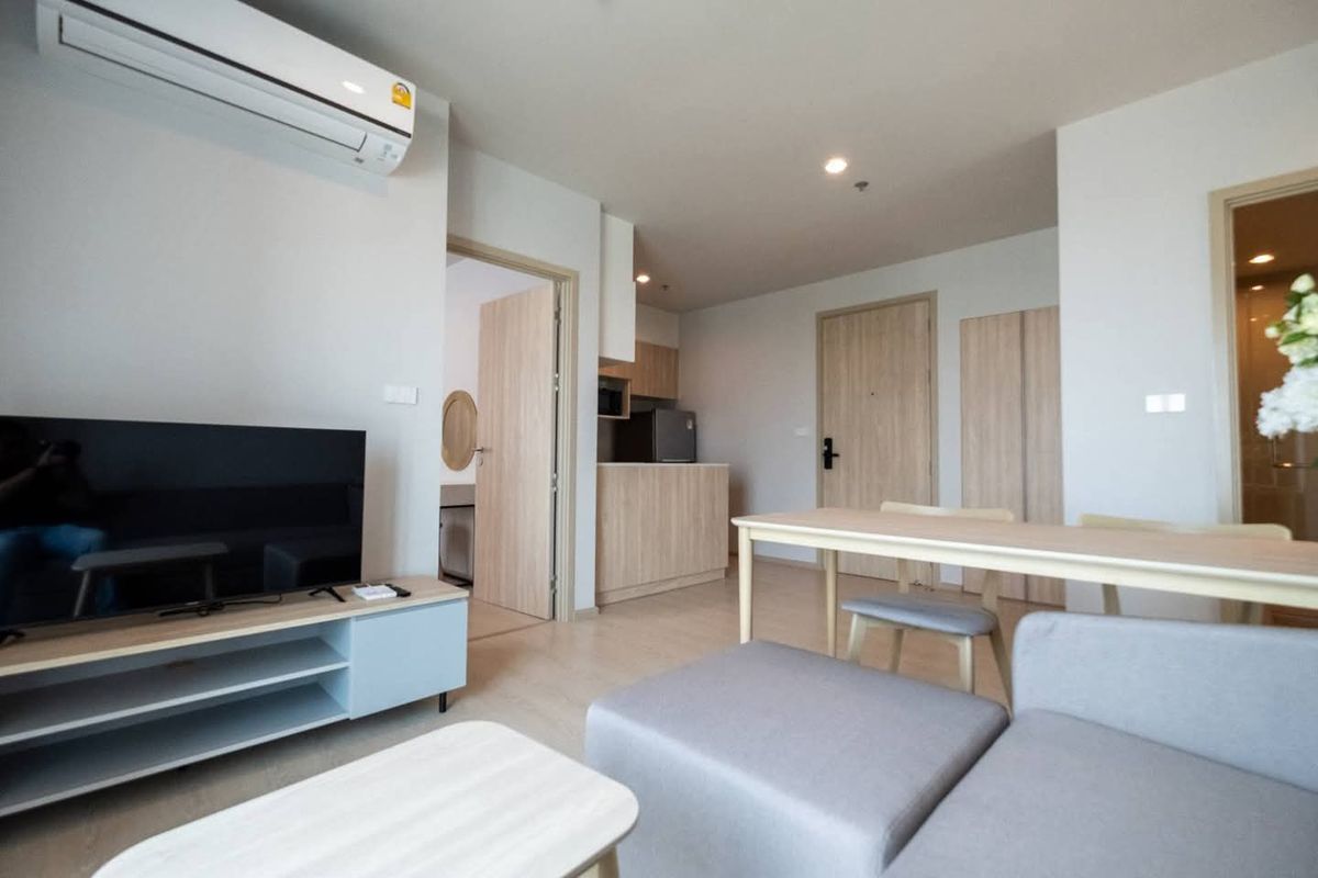 For RentCondoBangna, Bearing, Lasalle : Noble Nue Mega Plus Bangna 2 Bed (Nobel New Mega Plus Bangna) East corner room, 28th floor