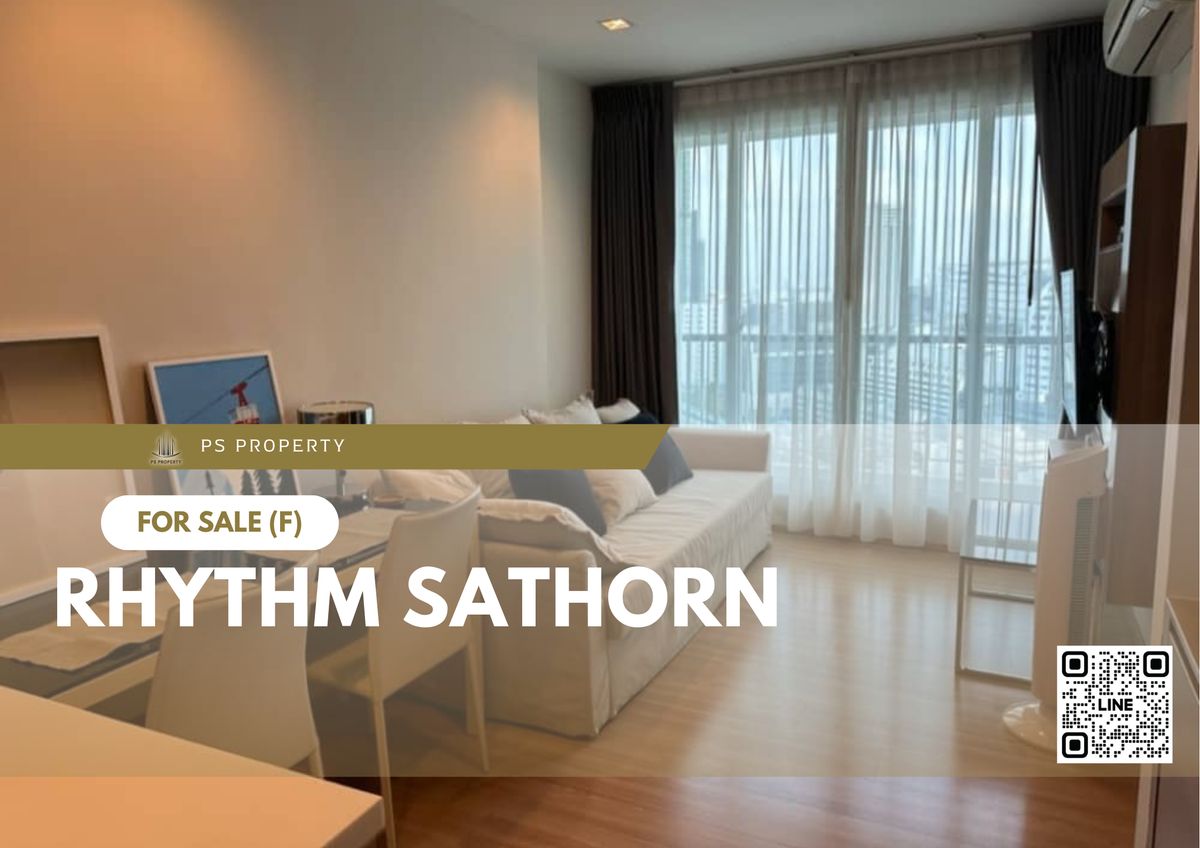 ขายคอนโดสาทร นราธิวาส : ขายด่วน ✨ Rhythm Sathorn ✨ เฟอร์นิเจอร์ และ เครื่องใช้ไฟฟ้าครบ ใกล้ BTS สะพานตากสิน