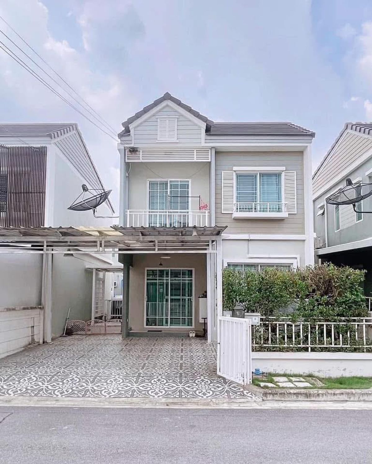 For SaleHouseBangna, Bearing, Lasalle : House for sale in Areeya Home Mega Bangna, Bang Kaew Subdistrict, Bang Phli District, Samut Prakan (Property Code Th2-143)