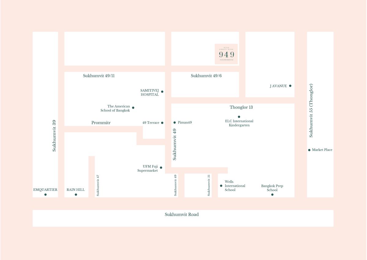 For SaleOfficeSukhumvit, Asoke, Thonglor : 949 Nebloid / 8 floors (sell), 949 Neighborhood / 8 - Storey (For Sale) Palm869