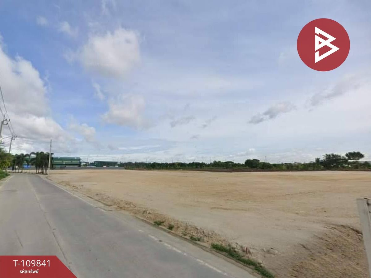 For SaleLandSamut Prakan,Samrong : Land for sale, dark purple plans, area of ​​15 rai, Bang Sao Thong, Samut Prakan, gold location