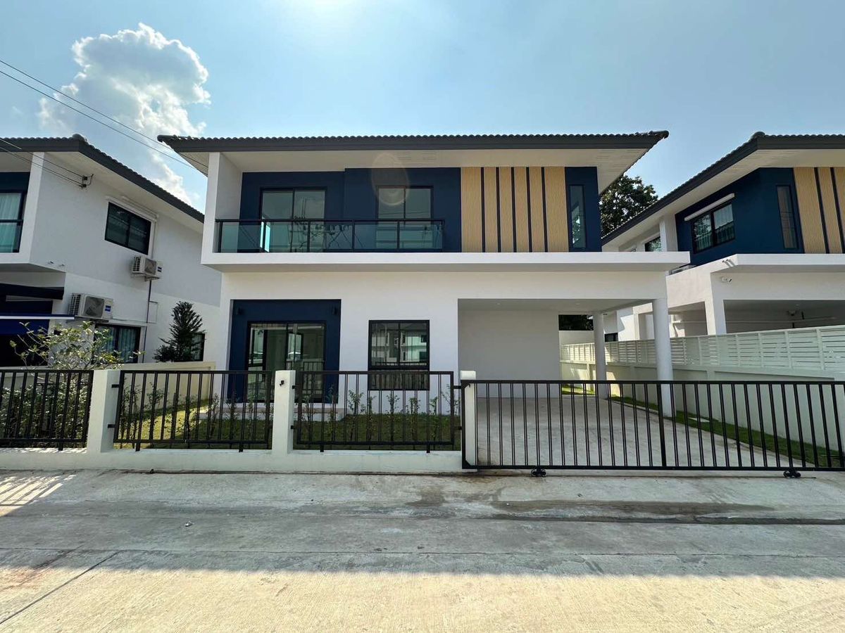 For RentHousePathum Thani,Rangsit, Thammasat : Beautiful 2 -storey detached house, CPN, Ninin, Ring - Lam Luk Ka Khlong 6 (CPN Ninn)