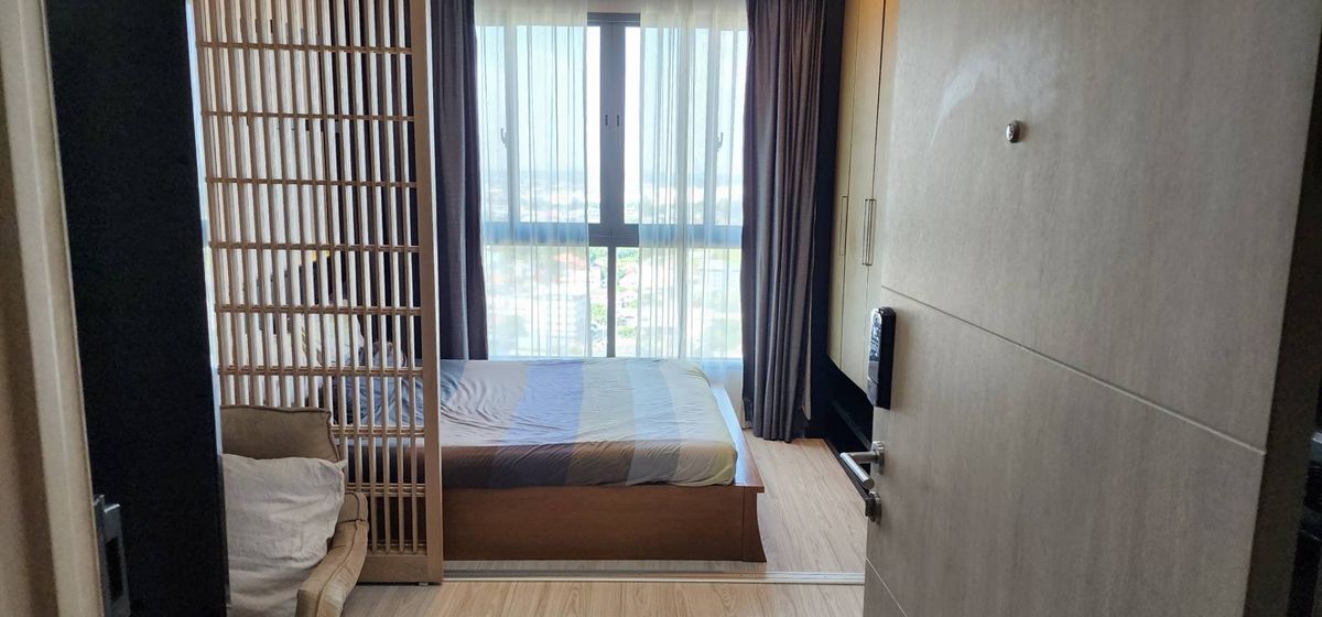 For RentCondoBangna, Bearing, Lasalle : Rent 1 bedroom, high -ranking bedroom, beautiful view!