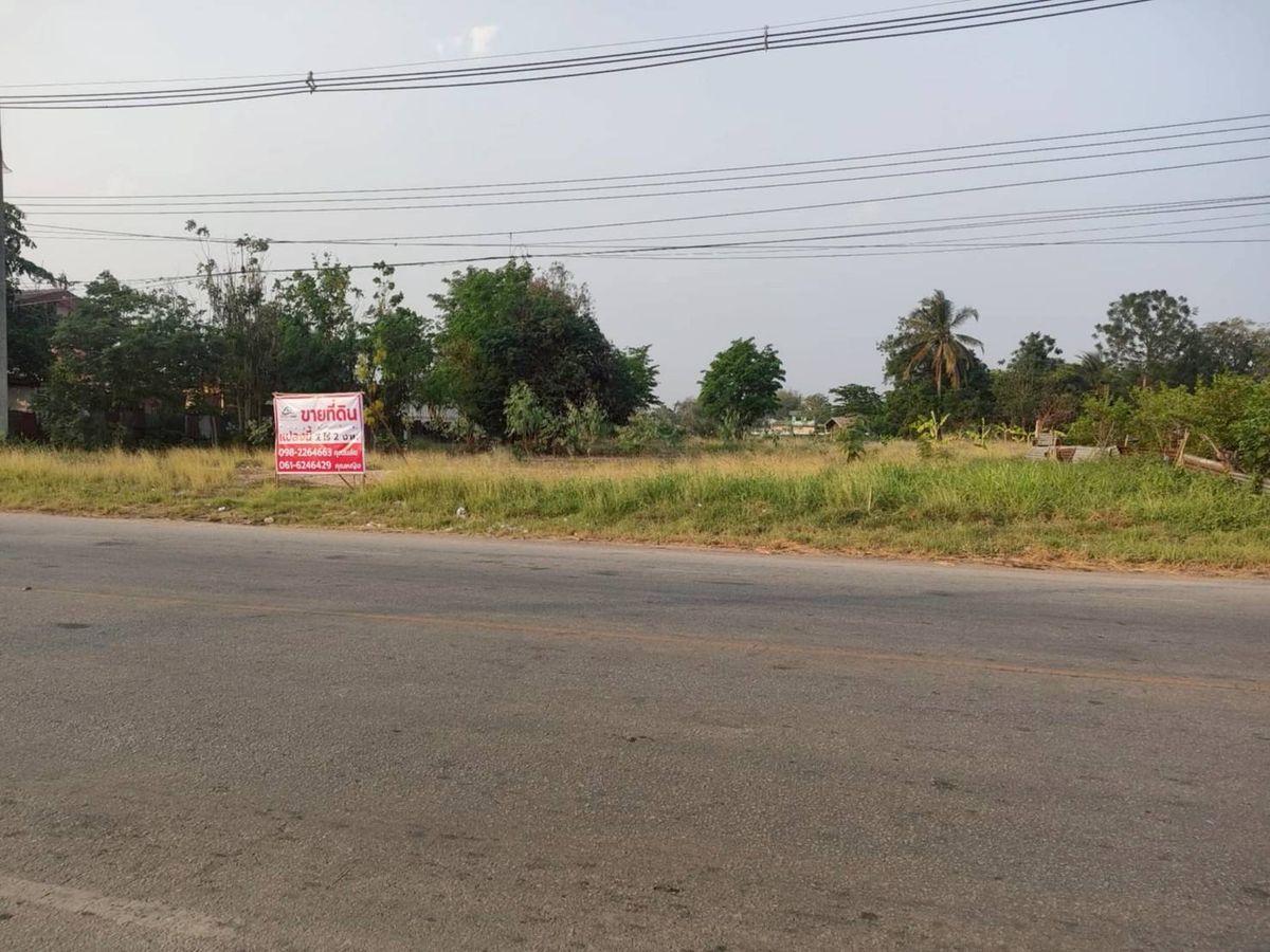 ขายที่ดินจันทบุรี : ขายที่ดินเปล่า อ.เมือง จ.จันทบุรี ติดถนนดำ ทำเลดี (N.1677)