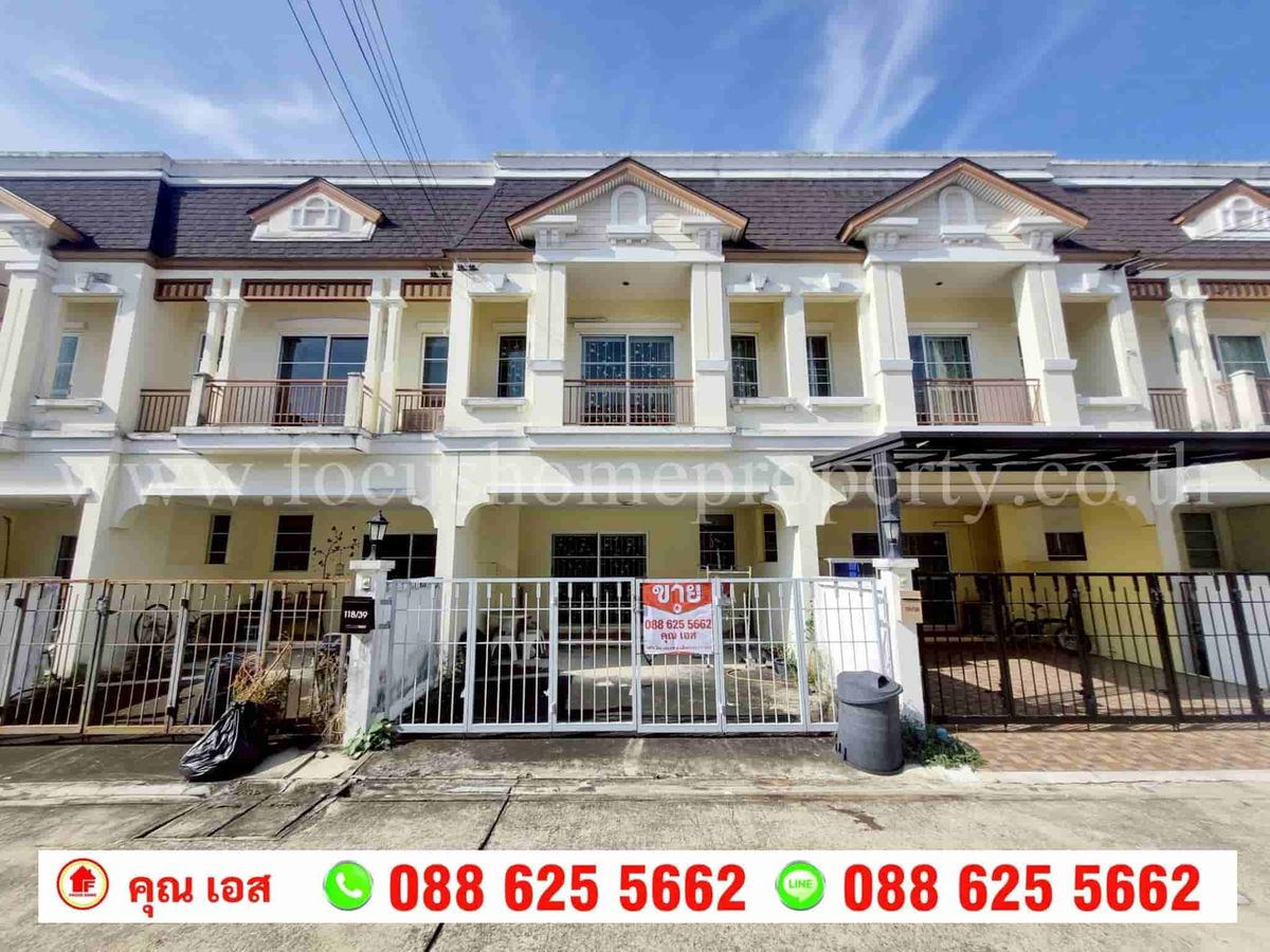 For SaleTownhomeRama5, Ratchapruek, Bangkruai : 2 storey townhouse for sale, Thanasiri Pinklao-Ratchapruek Village