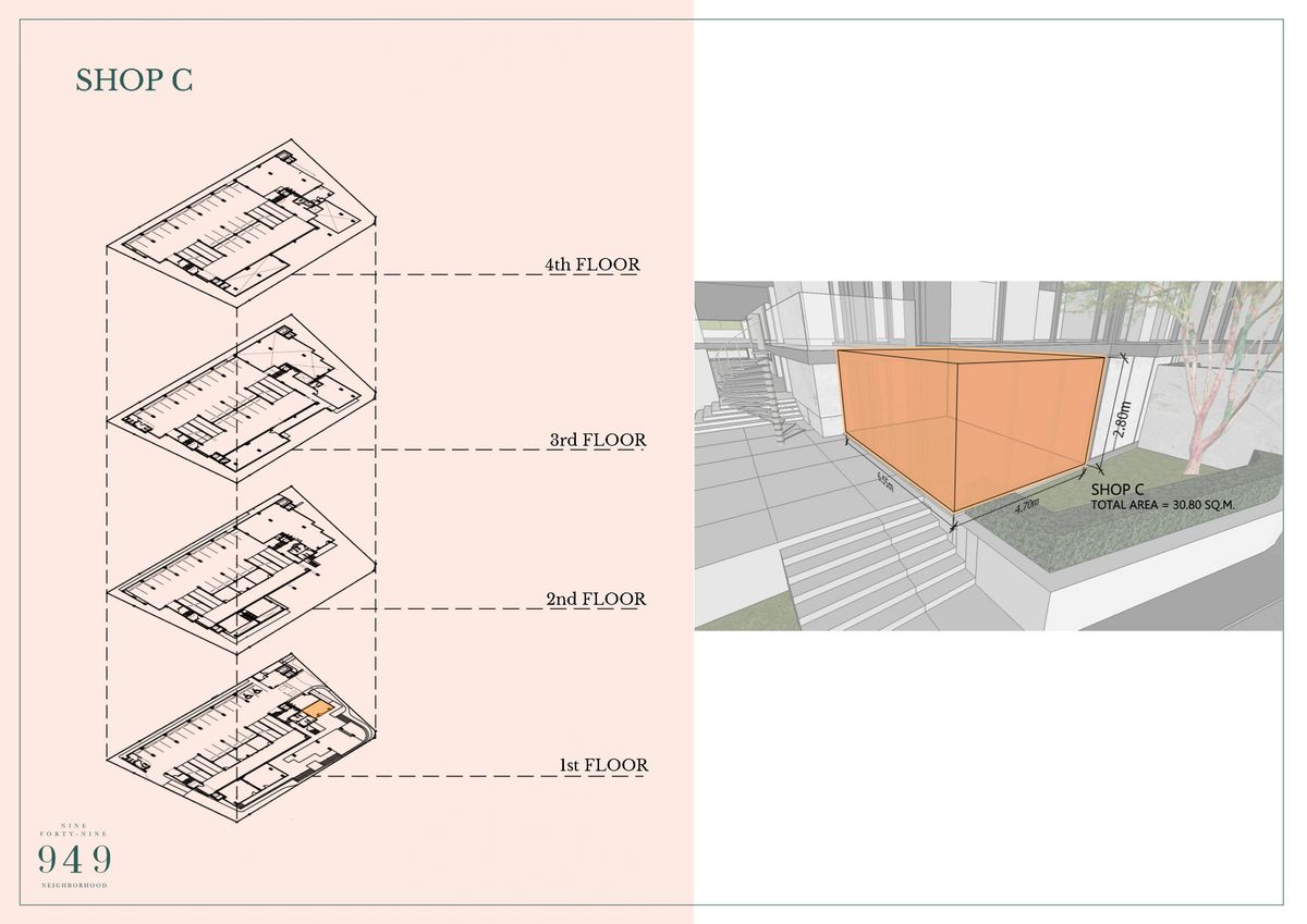 For SaleOfficeSukhumvit, Asoke, Thonglor : 949 Nebloid / 8 floors (sell), 949 Neighborhood / 8 - Storey (For Sale) Palm869
