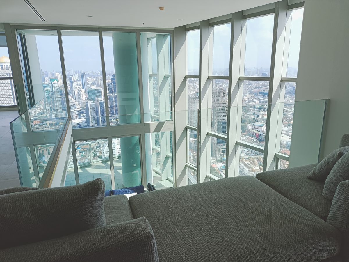 ให้เช่าคอนโดวงเวียนใหญ่ เจริญนคร : 🔥ให้เช่าด่วน🔥คอนโดดูเพล็กซ์สุดหรูที่ The River วิวแม่น้ำและเมืองอันสวยงามตระการตาจากชั้น 67-68 – 3 ห้องนอน 4 ห้องน้ำ