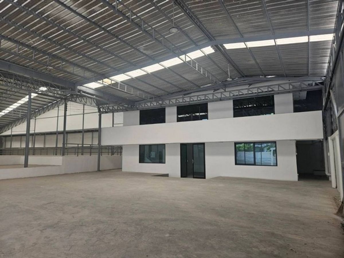 For RentFactoryMahachai Samut Sakhon : RK660 for rent, factory, raised, purple area, 1500 square meters, Office 180 sqm. Phutthamonthon Sai 4 Soi 3 is suitable for the warehouse. Medium factory