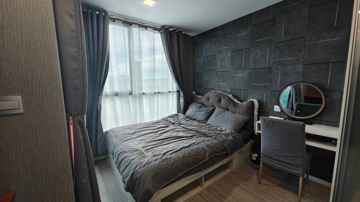 For SaleCondoBangna, Bearing, Lasalle : Condo for sale atmoz Bangna, Building E, Floor 6, beautiful corner room! ✨ Separate bedroom, kitchen, living room, perfect kitchen