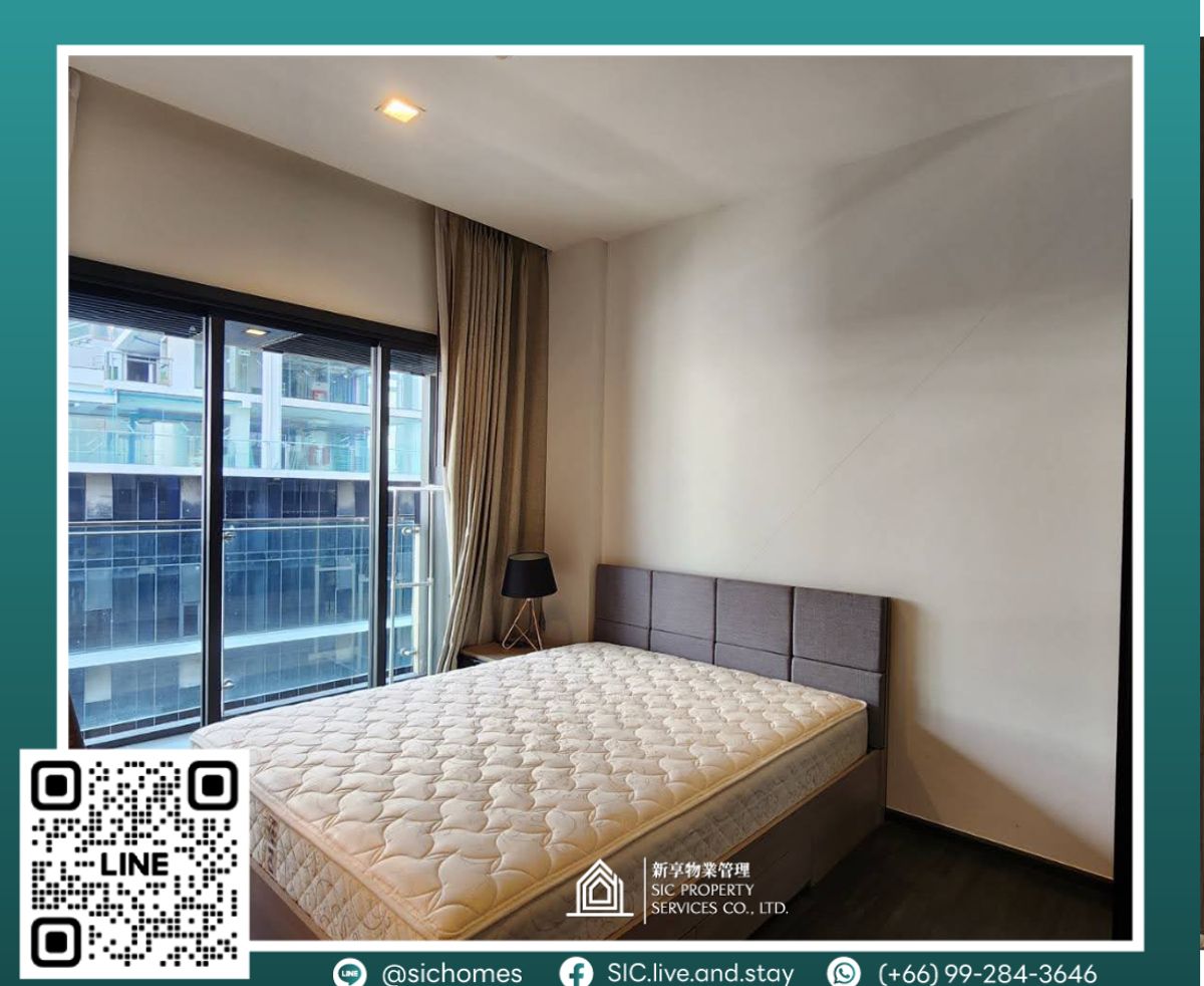ให้เช่าคอนโดพระราม 9 เพชรบุรีตัดใหม่ RCA : The Line Asoke Ratchada 1BD on 22floor