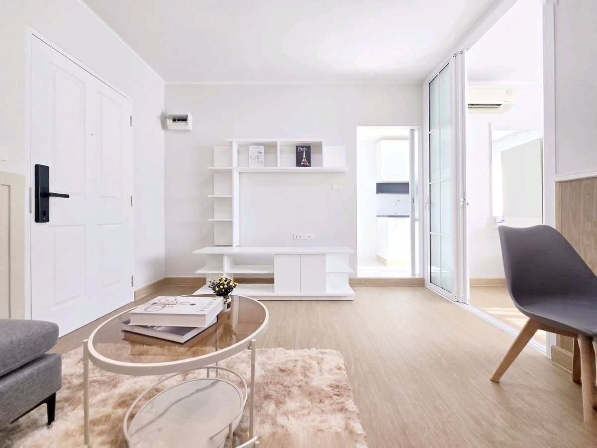 For SaleCondoLadkrabang, Suwannaphum Airport : 《Ready to stay 》🥰🥰🥰 D Condo corner room, Onnut Suvarnabhumi, near Robinson, Lat Krabang, starting 6, xxx