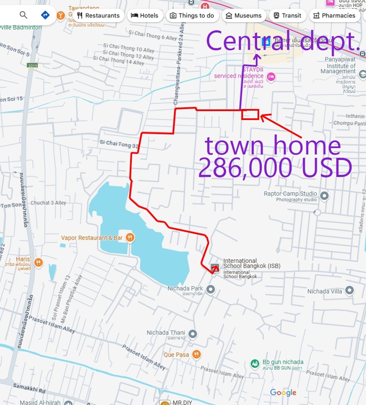 For SaleShop HouseChaengwatana, Muangthong : Brand-New 4-Story Townhomes, Each Priced at An Attractive $ 286,000 USD, Near Central Chengwattana and ISB School