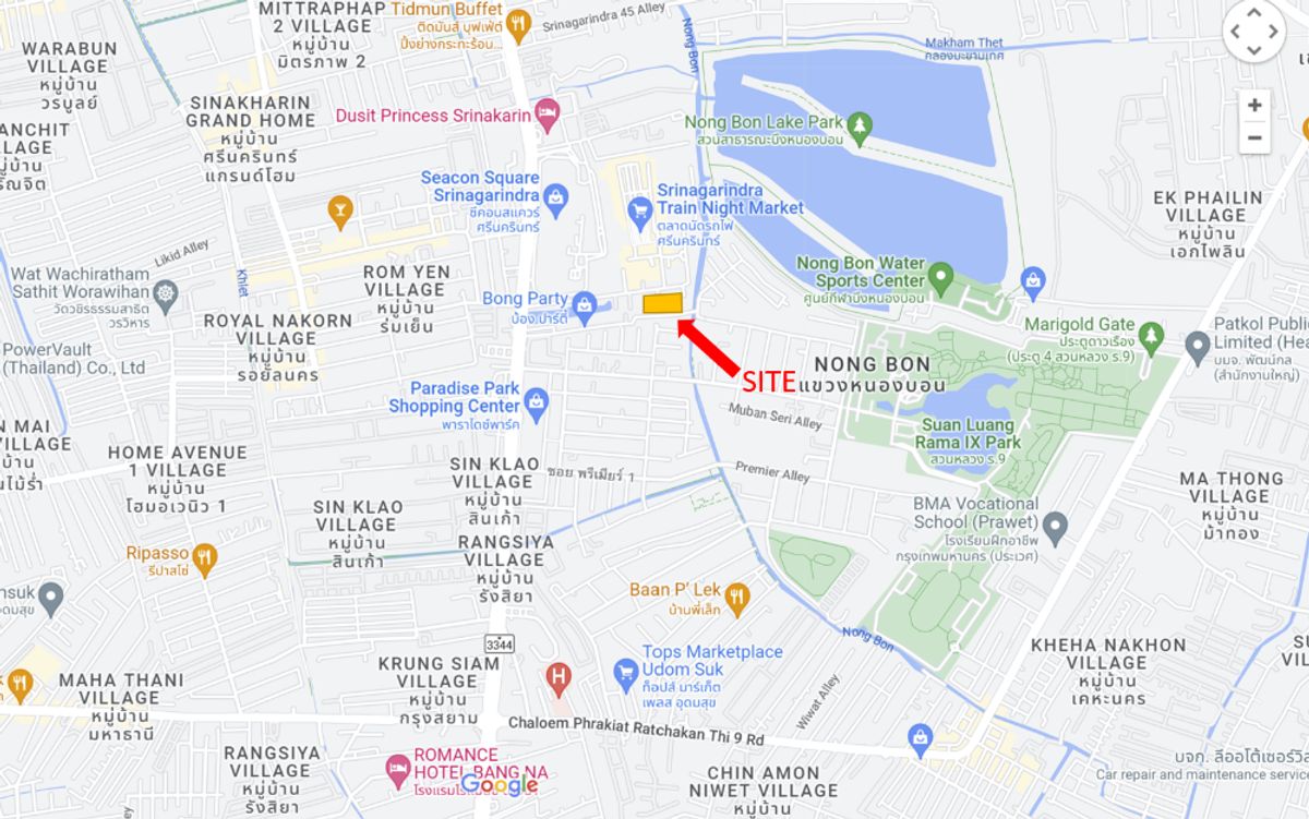 ขายที่ดินลาดกระบัง สุวรรณภูมิ : ที่ดินเปล่า 242.5 ตร.ว. ซอยศรีนครินทร์ 53 / (ขาย), Land 242.5 sq.w. Soi Srinakarin 53 / (SALE) FON046