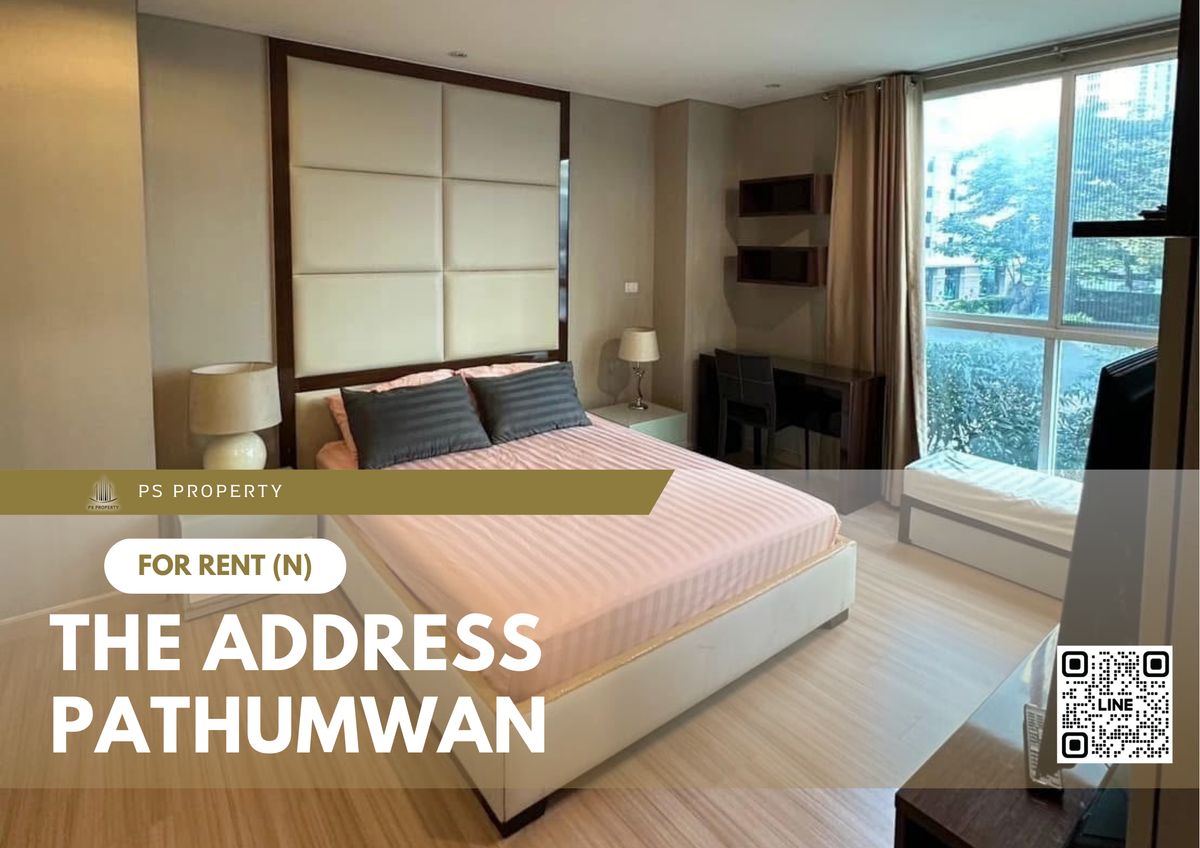 For RentCondoRatchathewi,Phayathai : For rent ✨ The Address Pathumwan ✨ 2 bedrooms, 2 bathrooms, fully furnished and equipped, near BTS Phaya Thai