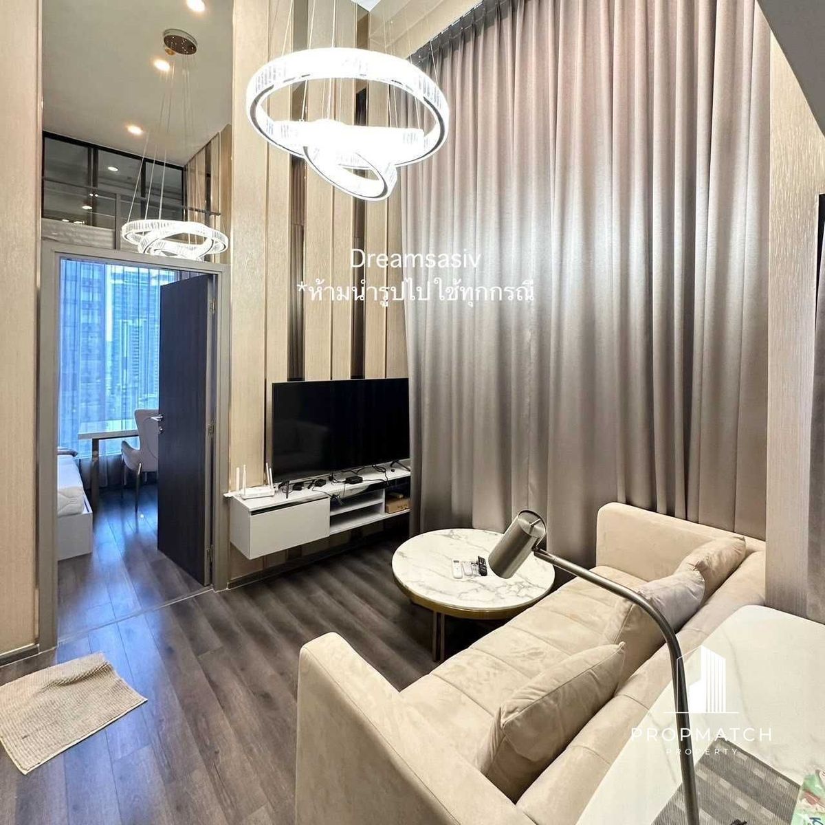 ให้เช่าคอนโดพระราม 9 เพชรบุรีตัดใหม่ RCA : ✨Flash Deal ✨KnightsBridge Space Rama 9 (Duplex1Bath44SQM.) พร้อมอยู่ ! เพียง 35,000 บาท Tel.0981315848 @propmatch