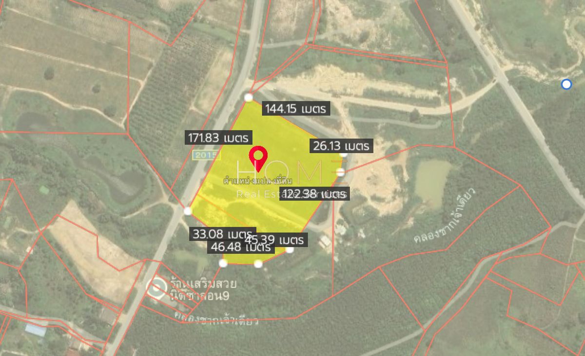 For SaleLandRayong : 16 Rai of land, Pigeon, Soi 9, Nikom Phatthana / (Selling), Vacant Land 16 Rai Phana Nikom Soi 9 Nikhom Phatthana / (For Sale) Nut2002
