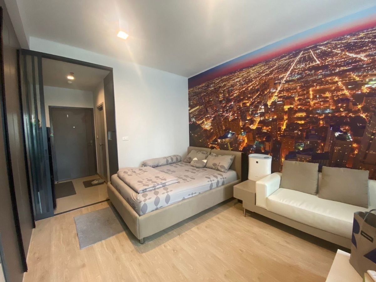 For RentCondoRama9, Petchburi, RCA : IDON240 Condo for rent IDO, New Rama 9, 6th floor, size 26.5 sqm. 1 bedroom, 1 water 12,000 baht 064-959-8900