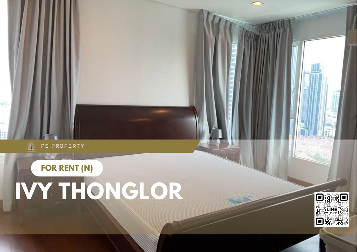 For RentCondoSukhumvit, Asoke, Thonglor : For rent 🔥 Ivy Thonglor 🔥 4 bedrooms, 3 bathrooms, fully furnished and equipped with appliances