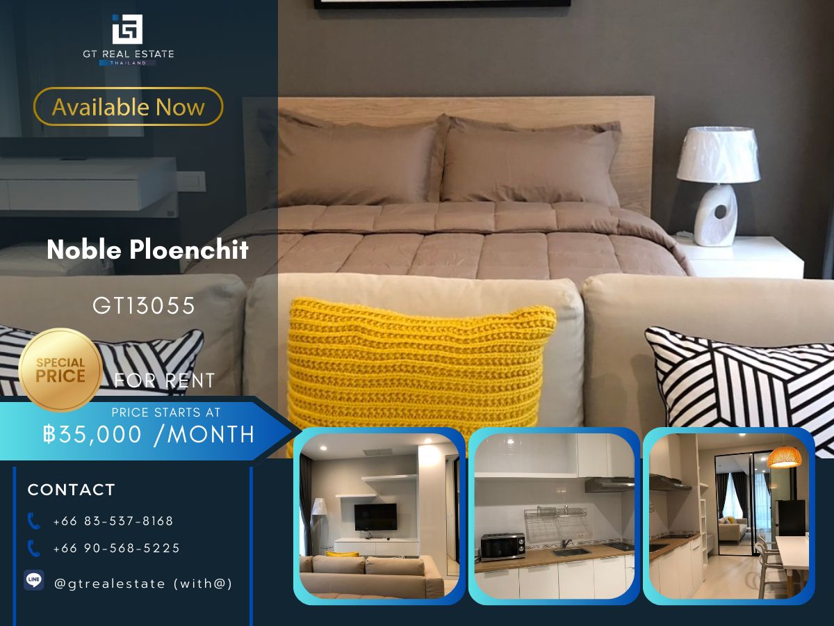 For RentCondoWitthayu, Chidlom, Langsuan, Ploenchit : Noble Ploenchit Condo, convenient to travel, near BTS, have a full furniture shuttle. Ready to stay immediately
