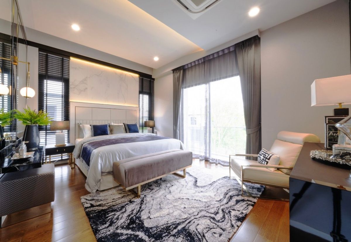 For SaleHousePattanakan, Srinakarin : 🌿 Luxury Home for Sale – Nara Botanic 2 Peaceful & Private | Modern Design | Fully Functional Spacious 240 sq.m. of usable area Prime Location – Easy City Access, Close to Suvarnabhumi Airport & Mega Bangna