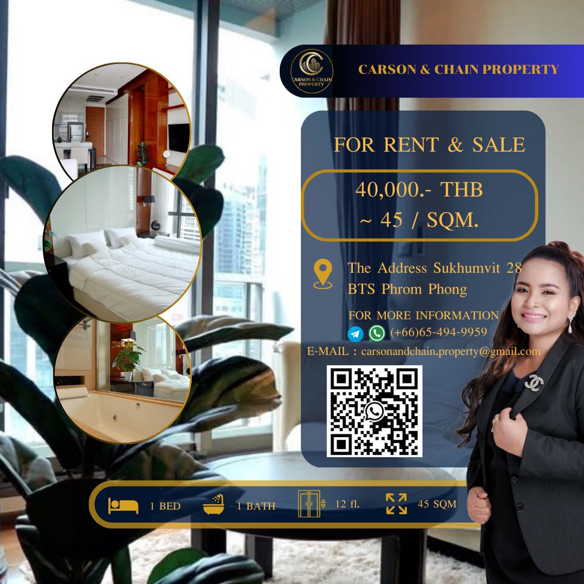 For RentCondoSukhumvit, Asoke, Thonglor : The Address Sukhumvit 28