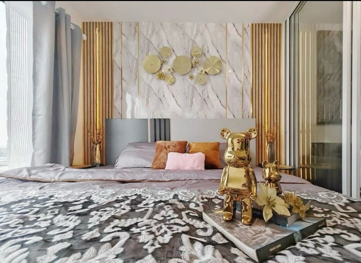 For RentCondoBangna, Bearing, Lasalle : 🚩New Regent Home Bangna, brand new project The room is very beautiful. Contact Aunt Mam 0992982923 Tel/Line