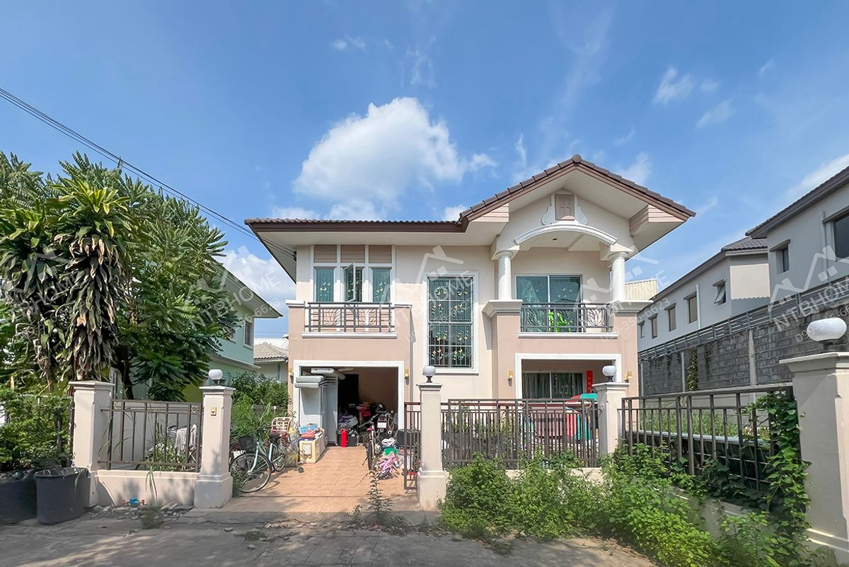 ขายบ้านนนทบุรี บางใหญ่ บางบัวทอง : พฤกษาวิลเลจ 5 วงแหวน-รัตนาธิเบศร์ แปลงมุม 75.6 ตร.ว. ต่อเติมครบ ทำเลดีในซอยคลองถนน ใกล้รถไฟฟ้า