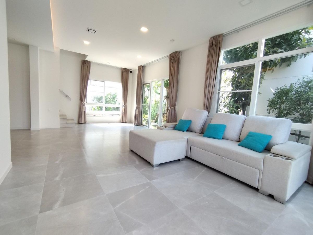 For RentHouseLadkrabang, Suwannaphum Airport : 🏡 New house for rent in the decay of Bangna-Ring, beautiful, clean, clear, with Airplus² air purifier near the international school & mega bangna