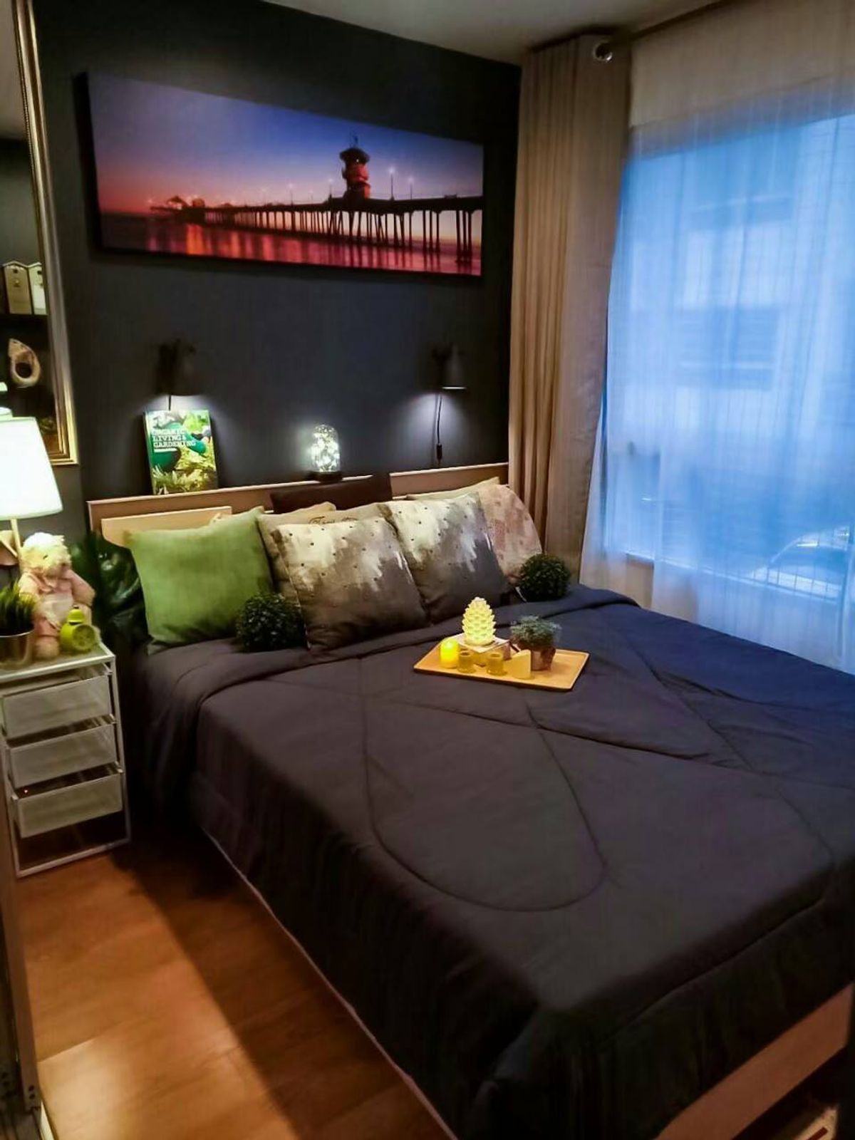 ให้เช่าคอนโดพัฒนาการ ศรีนครินทร์ : FOR RENT>> Lumpini Onnut - Pattanakarn>> อาคาร C1 ชั้น 2 ตรงข้ามสระว่ายน้ำและ Fitness Center เฟอร์นิเจอร์+เครื่องใช้ไฟฟ้าครบ ใกล้สวนหลวง ร.9 #LV-MO1752