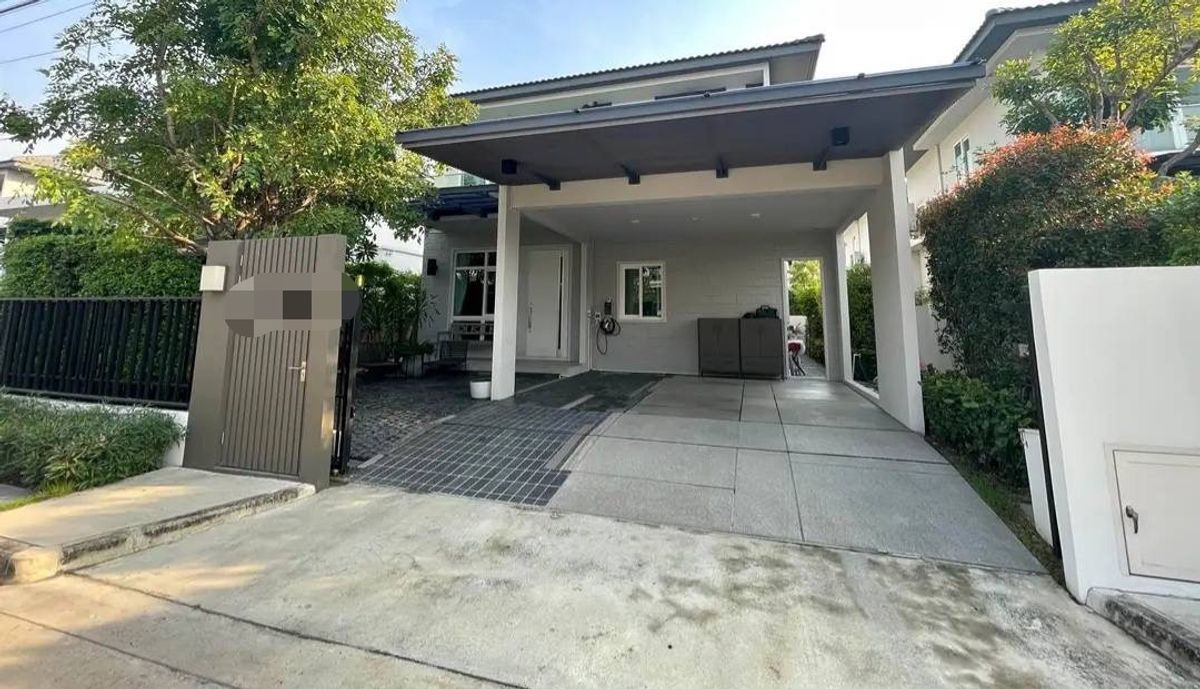ให้เช่าบ้านลาดกระบัง สุวรรณภูมิ : N1643 ให้เช่า บ้านมัณฑนา มอเตอร์เวย์กรุงเทพกรีฑาตัดใหม่