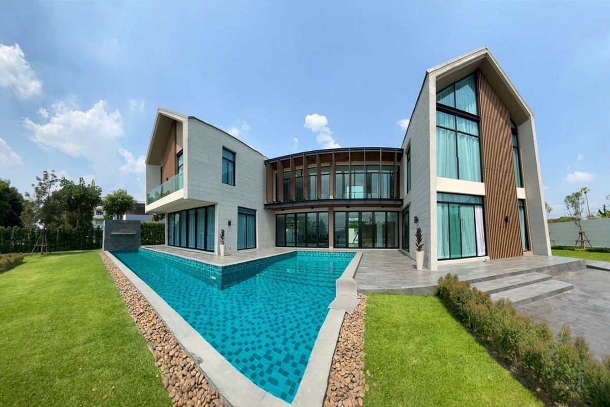 ให้เช่าบ้านนวมินทร์ รามอินทรา : 📢👇บ้านหรู พร้อมสระว่ายน้ำส่วนตัว พื้นที่กว้างขวาง ตกแต่งแบบ Modern โปร่ง สบาย บ้านเลขที่เป็นมงคล