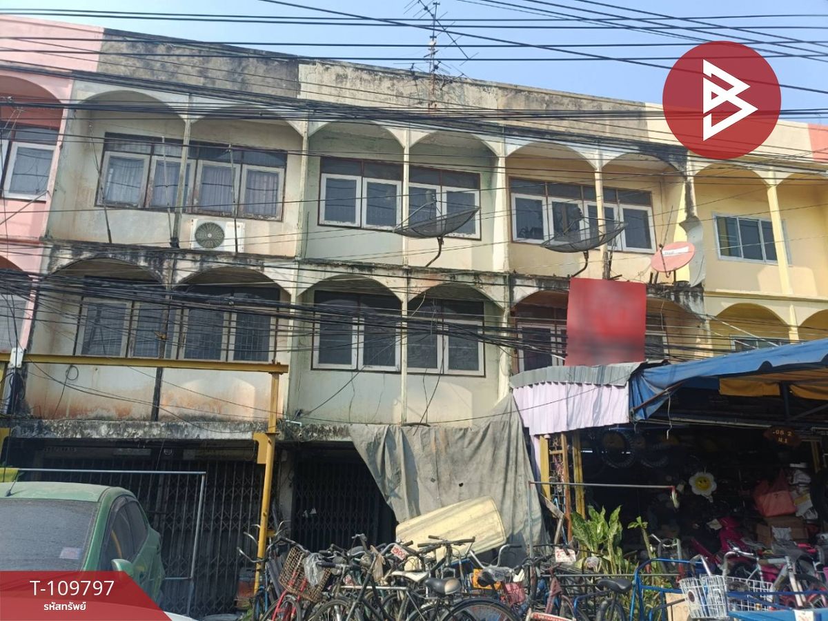 For SaleShop HouseSamut Prakan,Samrong : 3 -storey commercial building for sale in the area of ​​17 sq.w., the end of the new house, Samut Prakan