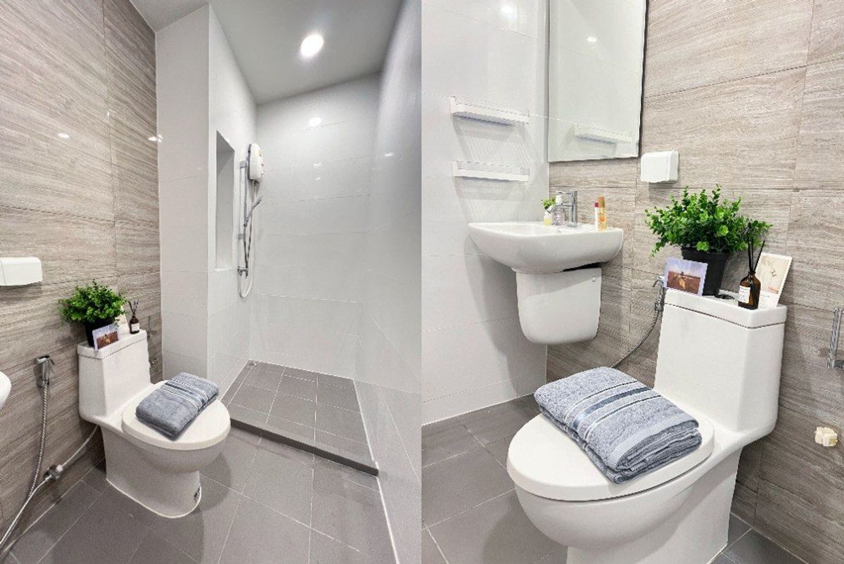 For SaleCondoBangna, Bearing, Lasalle : Urgent sale 📍 BRIXTON Pet & Play Sukhumvit 107 📍Fully furnished and electrical appliances, near BTS Bearing