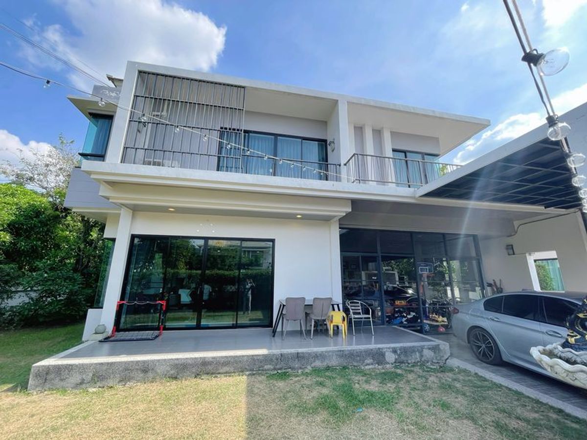 For SaleHousePathum Thani,Rangsit, Thammasat : Sell ​​️ Detached house, Zoom Serene, Khlong 6, size 120 square wah, 3 bedrooms, Khlong Hok Subdistrict, Khlong Luang District Pathum Thani Province