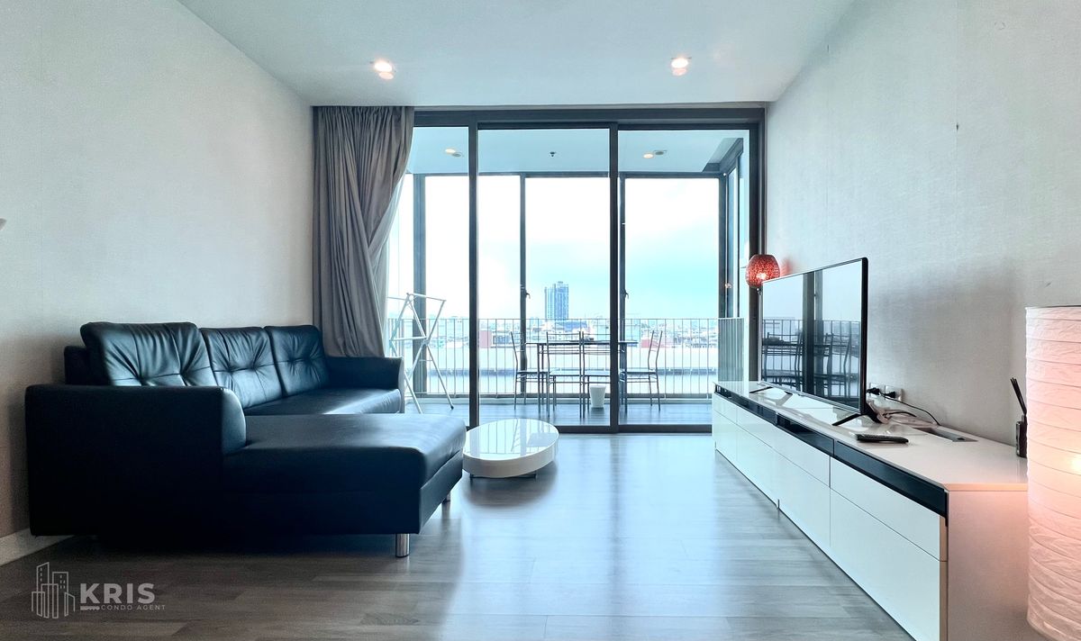 For RentCondoWongwianyai, Charoennakor : For RENT- The Room Wongwianyai 2 Bedroom Condo Near BTS station