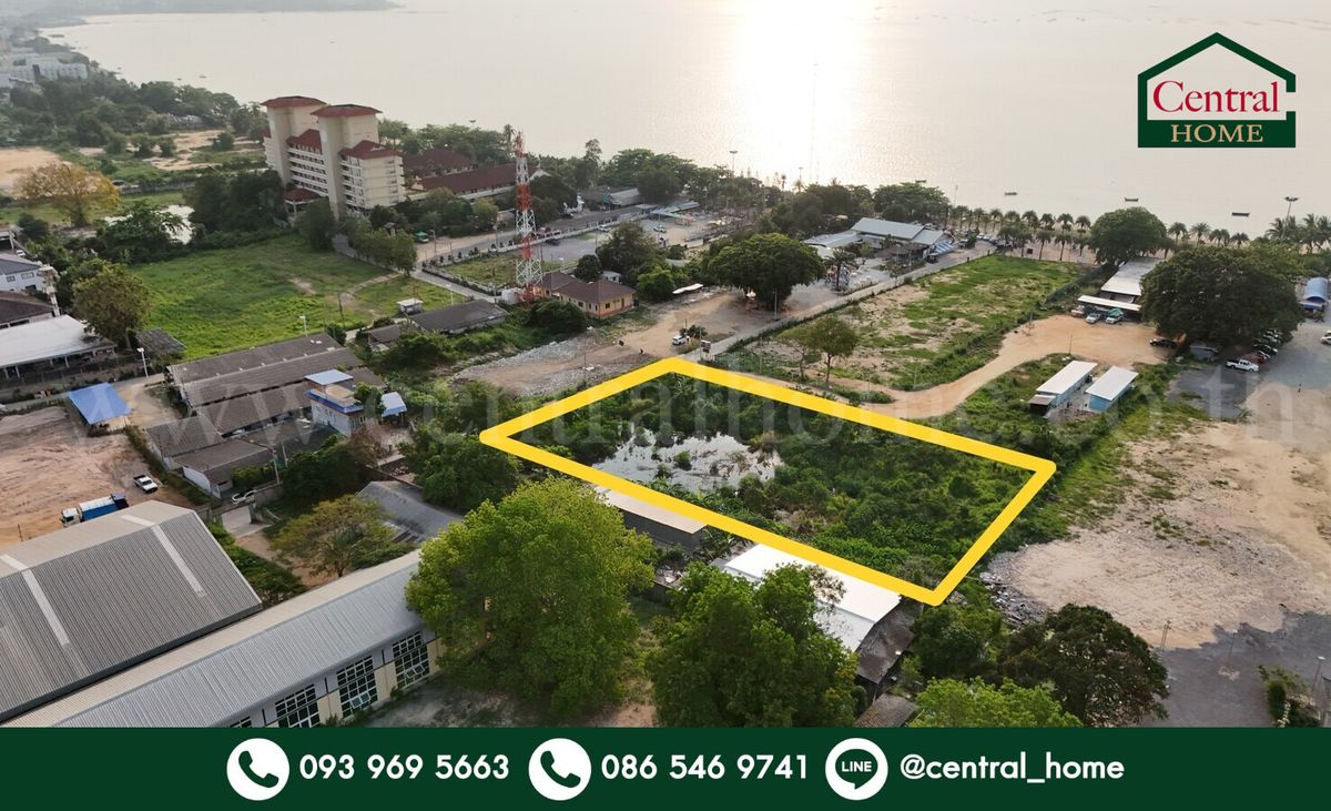 For RentLandPattaya, Bangsaen, Chonburi : Land for rent, 2 rai 88 square wah, near Krating Lai Beach, Chon Buri