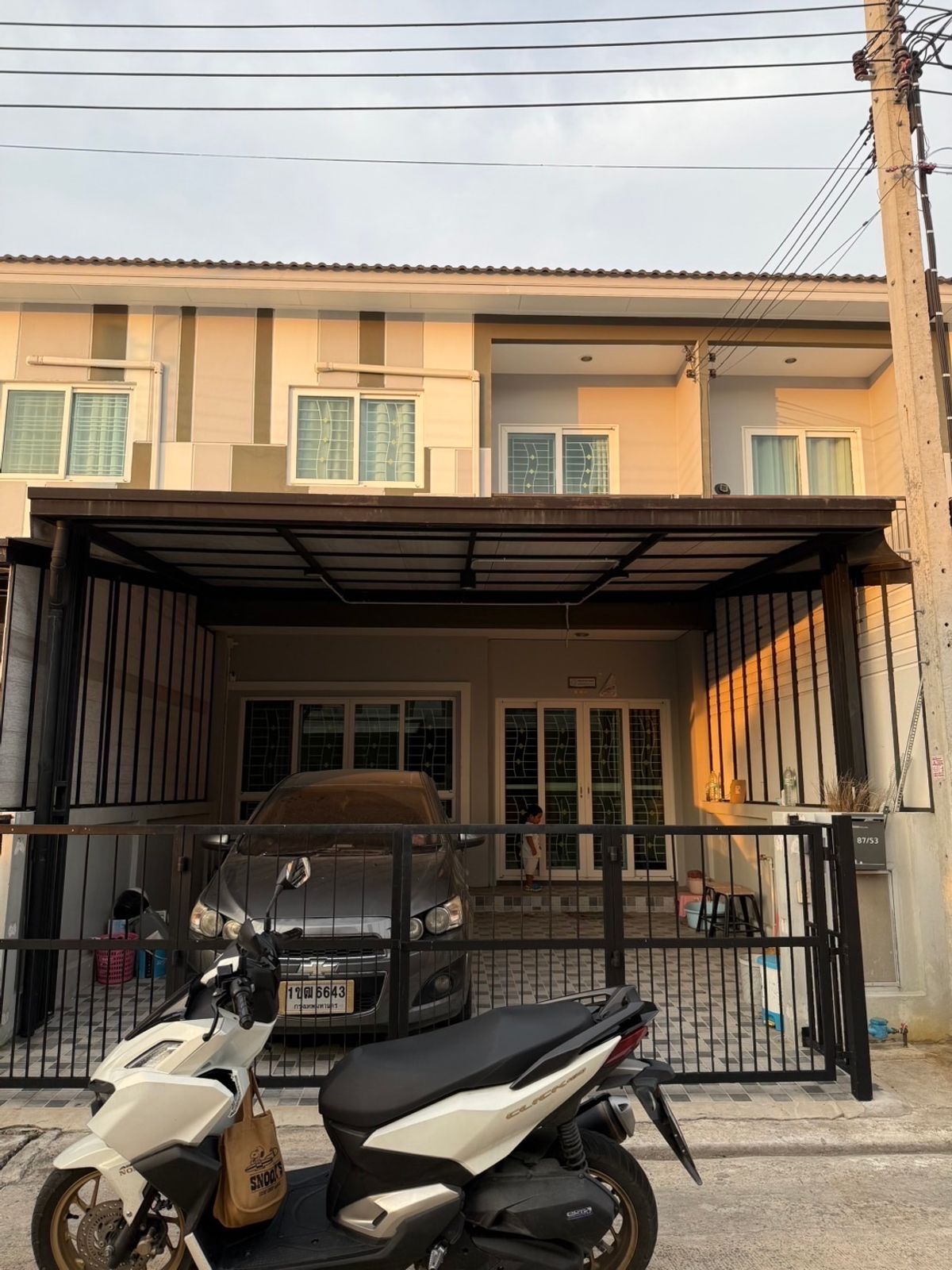 TownhomeNonthaburi, Bang Yai, Bangbuathong : Rent & Amp; Sell 2-story townhome for sale, Sue Suek Cozy, Phase 6 (Bang Bua Thong-340), complete with Can raise animals