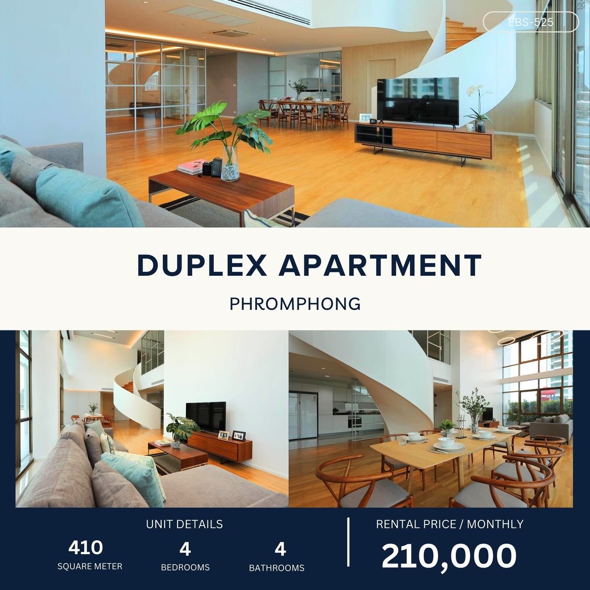 For RentCondoSukhumvit, Asoke, Thonglor : Cozy 4 Bedroom Apartment at Sukhumvit 39, 410 SQM 210,000