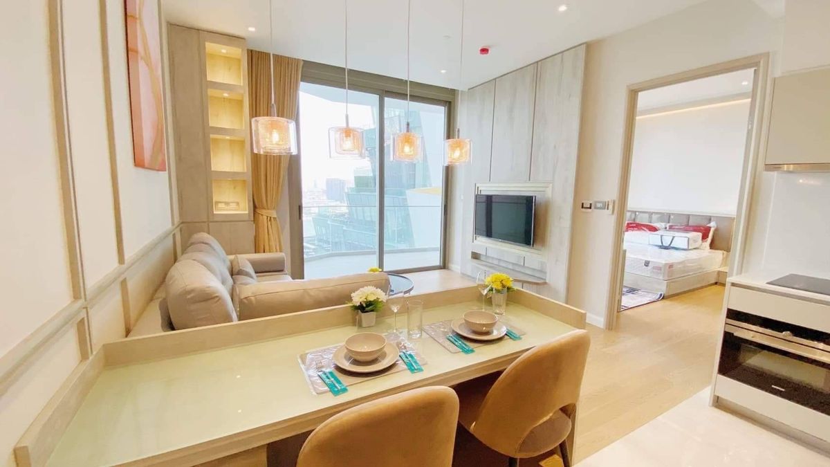 ให้เช่าคอนโดวงเวียนใหญ่ เจริญนคร : (for rent) Magnolias Waterfront Residences ICONSIAM ติด ICONSIAM ใกล้รถไฟฟ้าสายสีทอง สถานีเจริญนคร