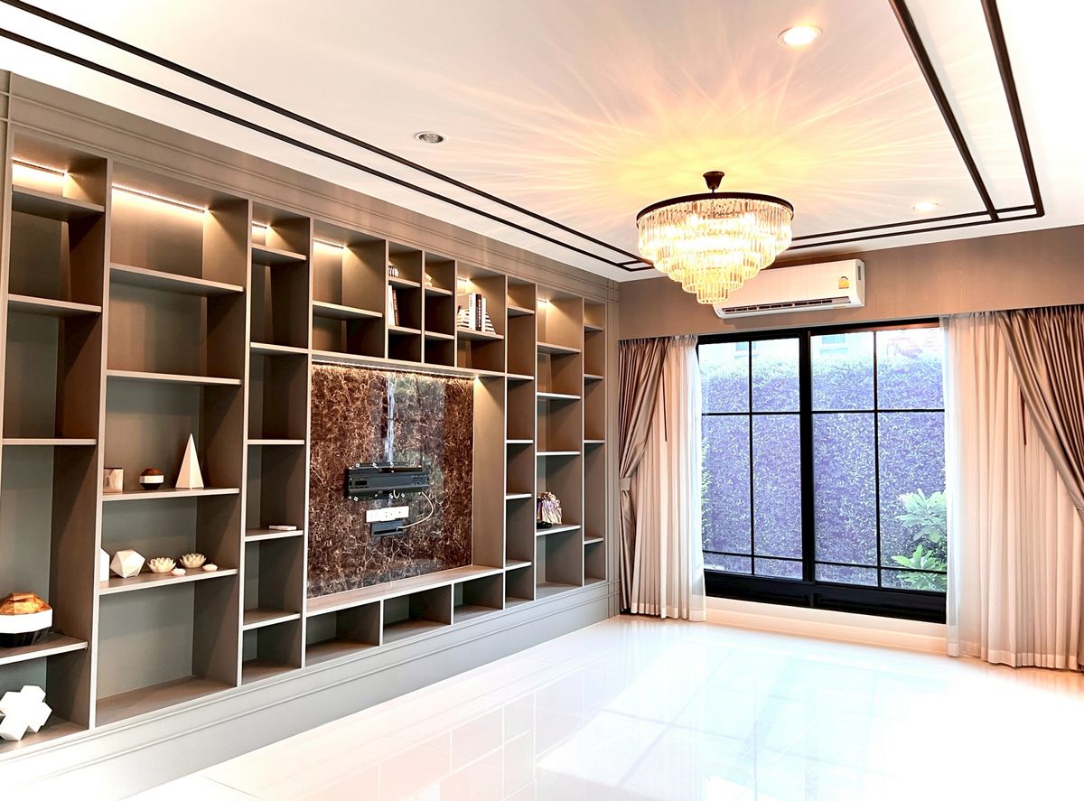 ขายบ้านแจ้งวัฒนะ เมืองทอง : ขาย บ้านเดี่ยว 2 ชั้น หน้ากว้าง แปลงมุม สไตล์ Modern Classic หมู่บ้านเศรษฐสิริ *พร้อมผู้เช่า* รับรายได้ทันที