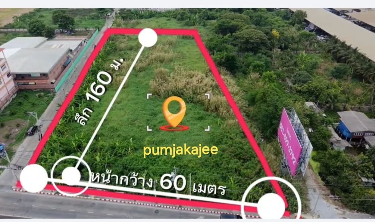 ขายที่ดินนนทบุรี บางใหญ่ บางบัวทอง : หลุดมาแล้ว ขายด่วนที่สุด! ที่ดินติดถนน บางบัวทอง ราคาประเมินจริง