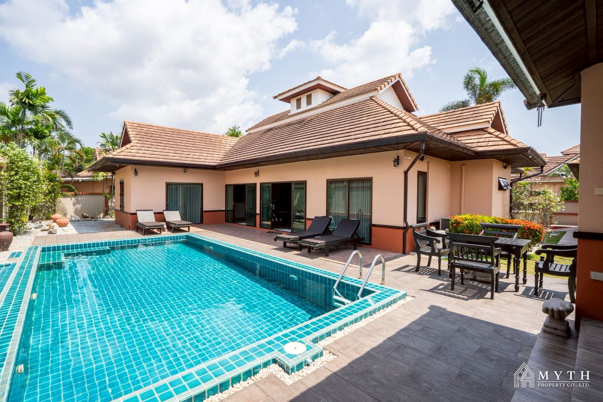 ขายบ้านพัทยา บางแสน ชลบุรี สัตหีบ : ขายบ้านเดี่ยวในโครงการ Dhewee Park Villa  บางเสร่