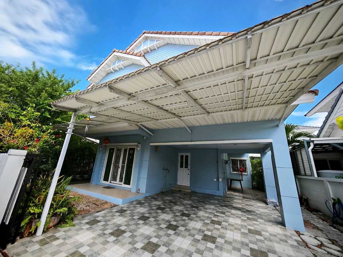 For RentHouseNonthaburi, Bang Yai, Bangbuathong : 2 storey detached house, beautifully decorated for rent in Bang Rak Noi-Nonthaburi area, only 1 km.
