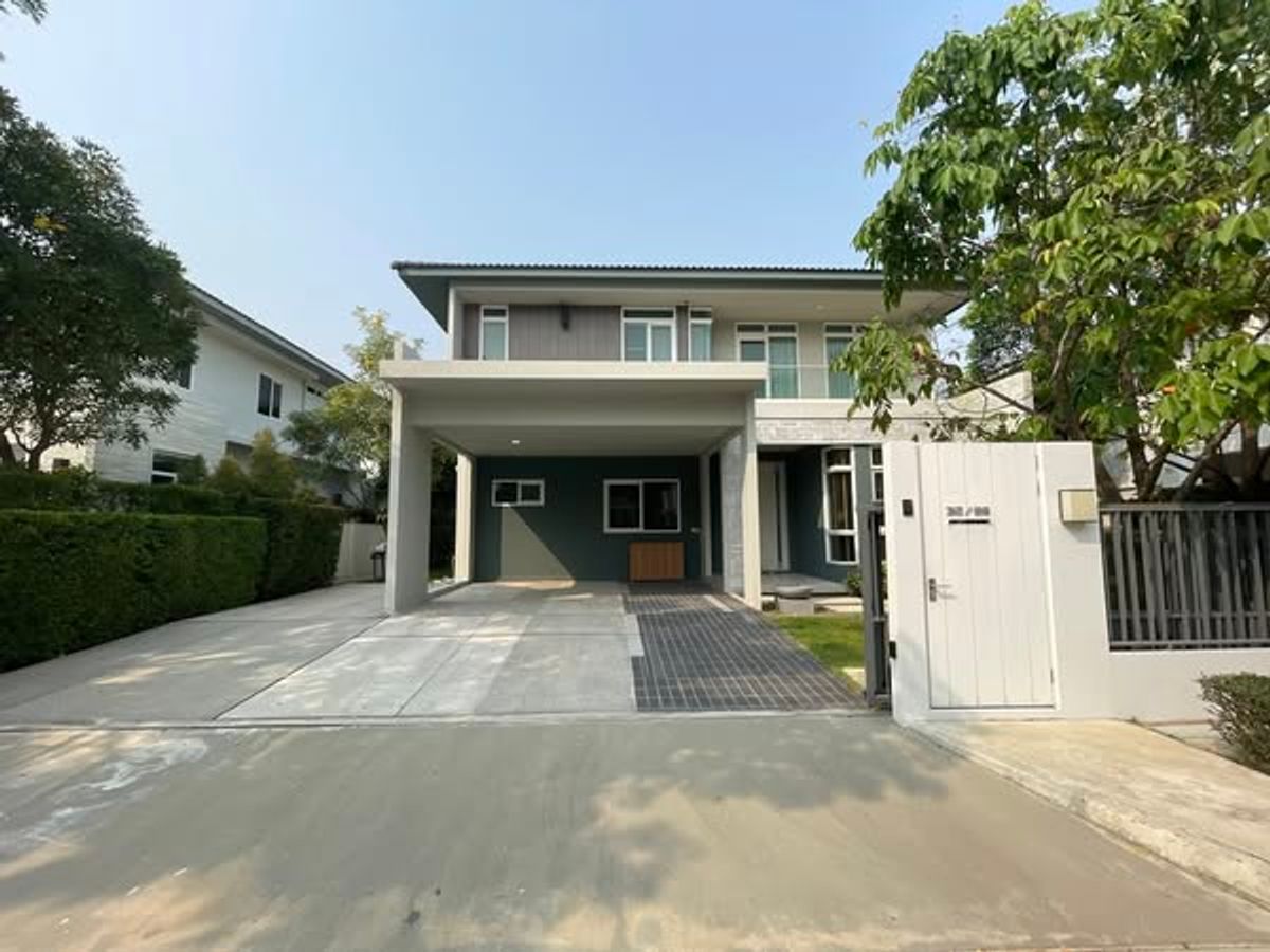 ให้เช่าบ้านลาดกระบัง สุวรรณภูมิ : HR2402ให้เช่าบ้านเดี่ยว 2 ชั้น หมู่บ้าน มัณฑนาบางนา-วงแหวน (รามคำแหง 2) ใกล้เมกาบางนา