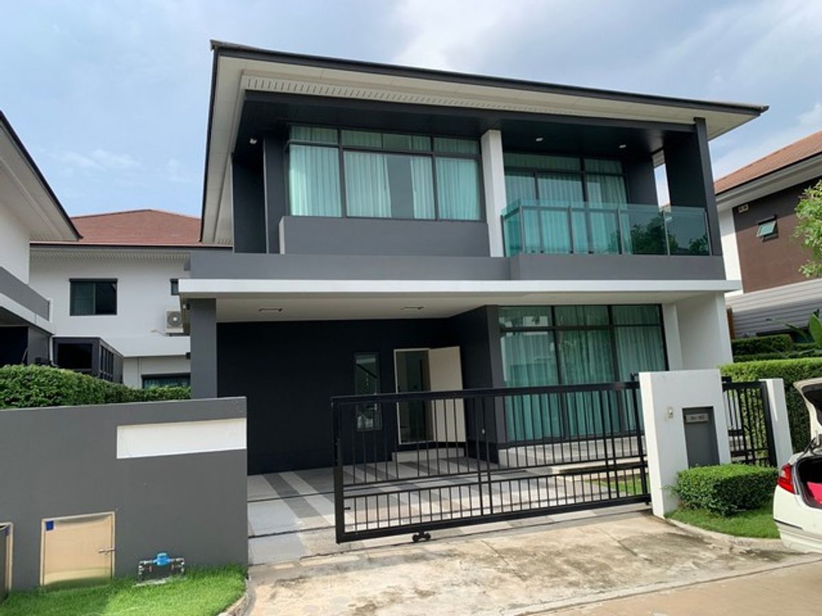 ให้เช่าบ้านพัฒนาการ ศรีนครินทร์ : HR2400ให้เช่าบ้านเดี่ยว 2 ชั้น โครงการเศรษฐสิริ กรุงเทพกรีฑา 1 ตกแต่งเฟอร์ครบ เดินทางสะดวก 