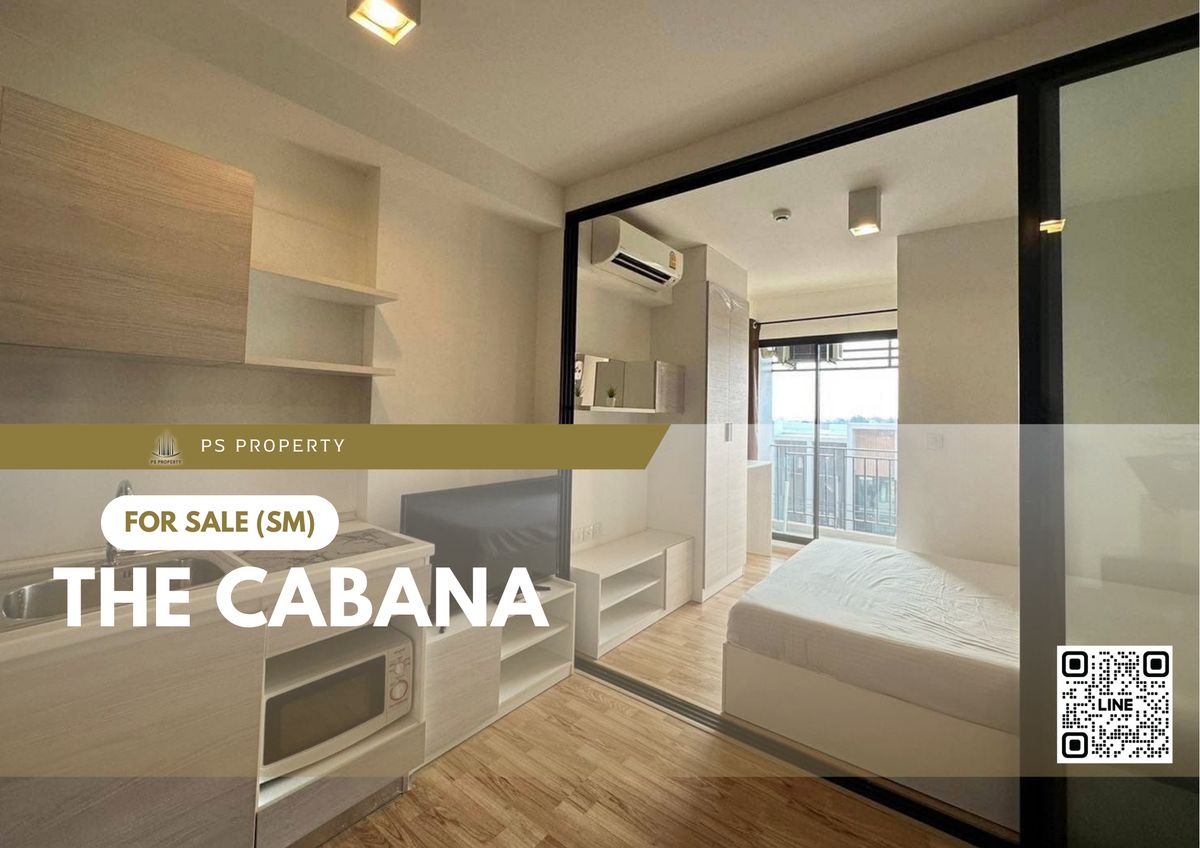 For SaleCondoSamut Prakan,Samrong : Urgent sale ✨ The Cabana ✨ Near BTS Samrong, complete with furniture and appliances