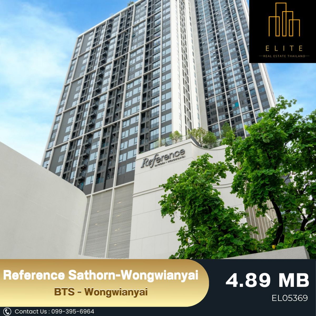 For SaleCondoWongwianyai, Charoennakor : ✨ High Rise condo is ready to be designed to meet the needs of the new generation 💯