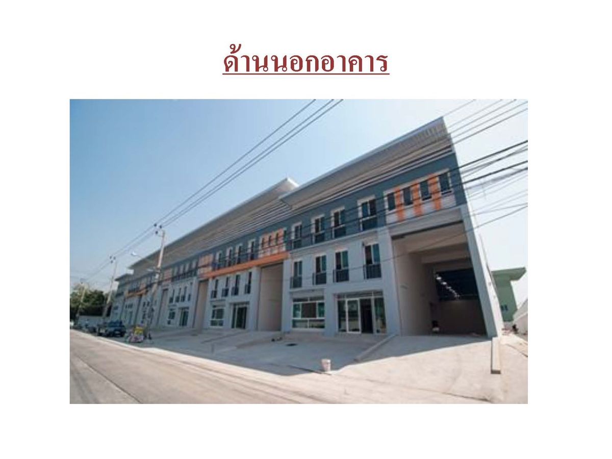 For RentWarehouseSamut Prakan,Samrong : 🏭 For Rent – 3-Storey Mini Factory & Warehouse Spacious 868 sq.m.  Ready to use  Bang Sao Thong, Samut Prakan
