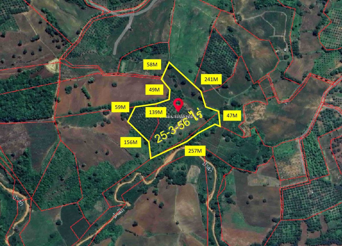 For SaleLandPhetchabun : Land for Sale Lom Kao, Phetchabun 25 Rai 3 Ngan 56 Sq.wah Near Wat Pho Tak